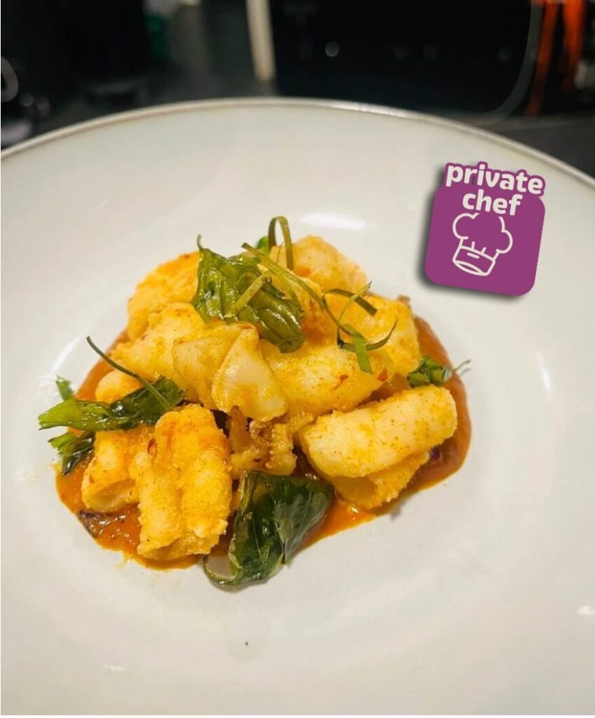 Deep fried spiced squid