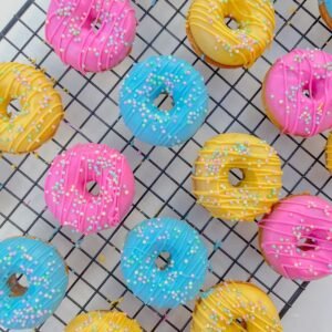 Icing Mini Doughnuts - Custom Colour