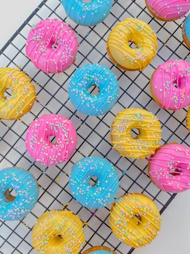 Icing Mini Doughnuts - Custom Colour