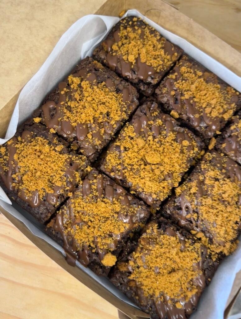 Biscoff Brownie Box