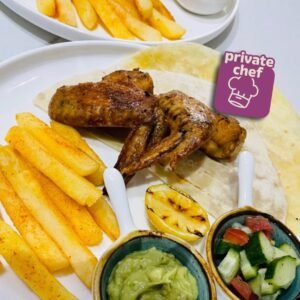 Greek-style Grilled Chicken Wings