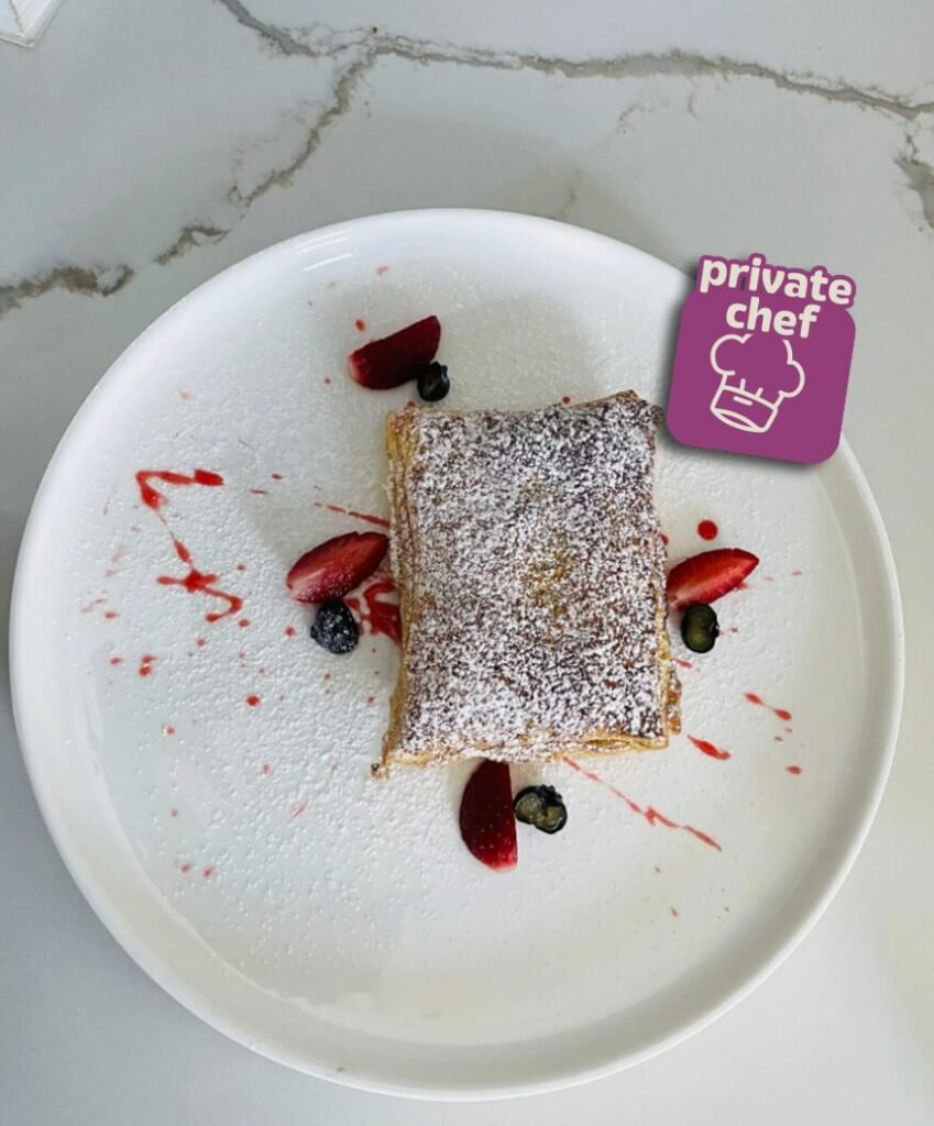 Strawberry and Crème Patisserie Dessert