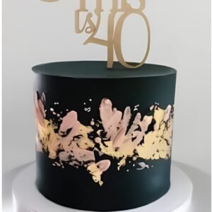 A Custom Couture Cake
