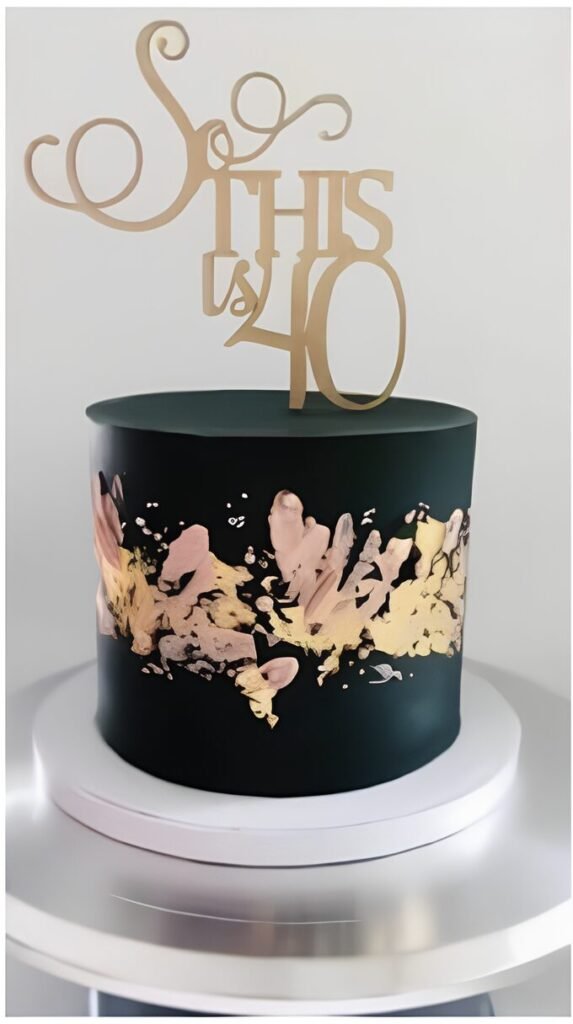 A Custom Couture Cake