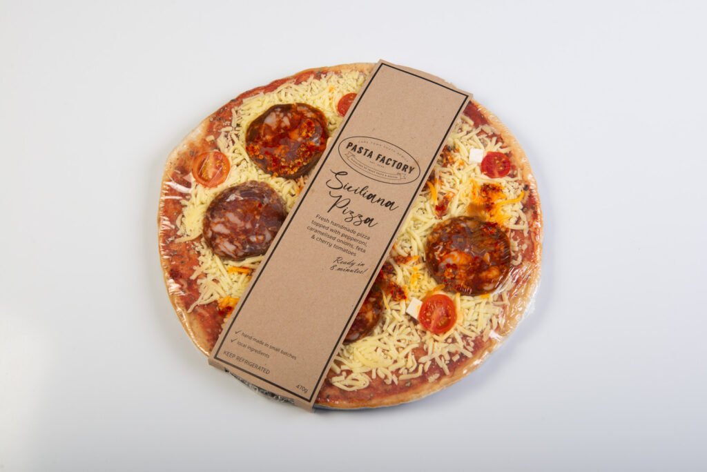 Siciliana Pizza - Pepperoni, Caramelised Onions, Feta, Tomato