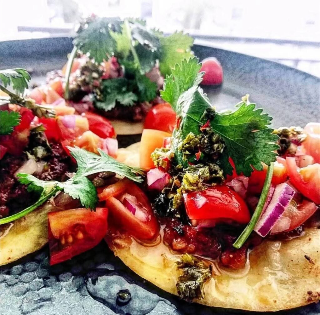 Smashed Chimmi Taco's