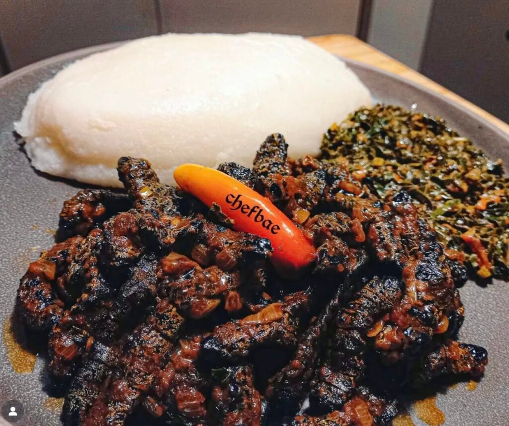 Traditional Meals - Mopane worms