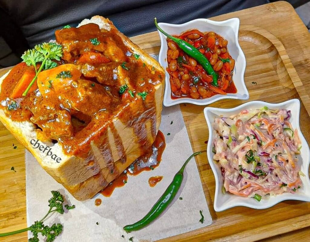 Bunny Chow (beef curry)