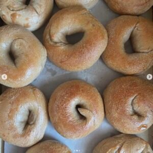 Sourdough Sundried Tomato & Herb Bagels
