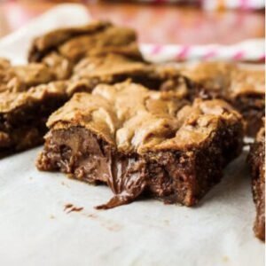 Nutella Stuffed Blondie