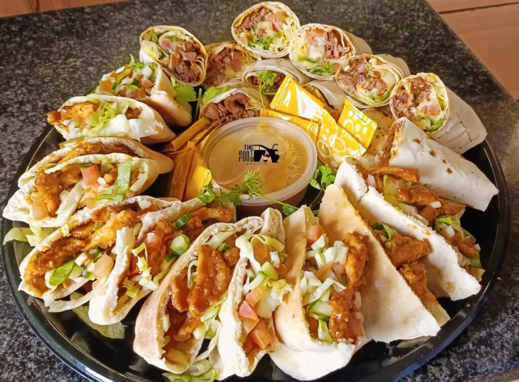 Wrap and pita platter