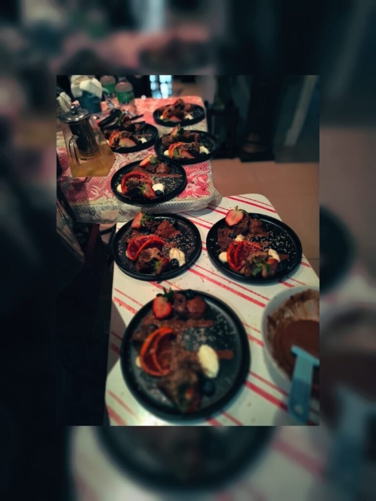 Fruits of the forest dessert