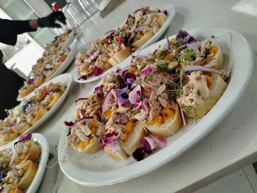 Chicken & honey butternut bruschetta