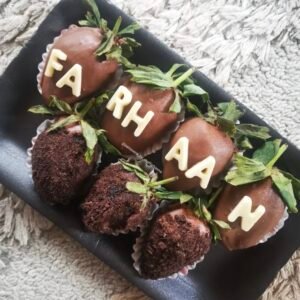 Milk chocolate dipped strawberries