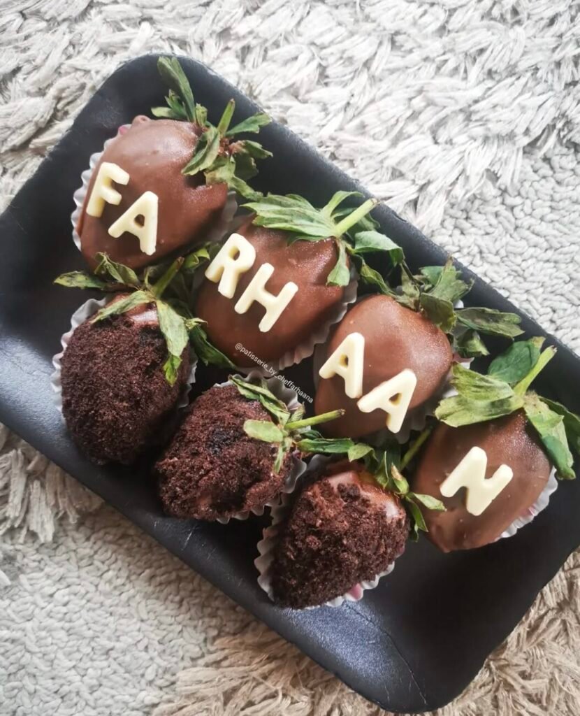 Milk chocolate dipped strawberries