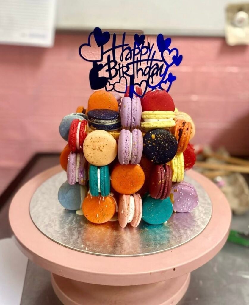Macaron Birthday Stack