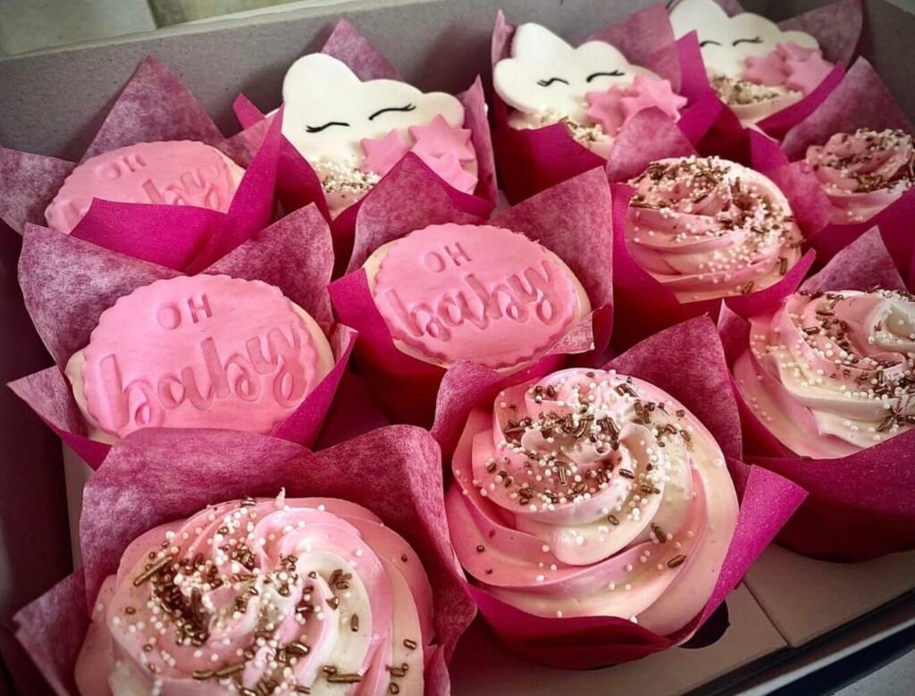 Babyshower cupcakes