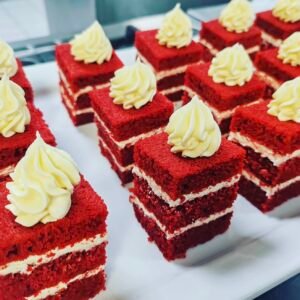 Red Velvet & Cream Cheese Squares