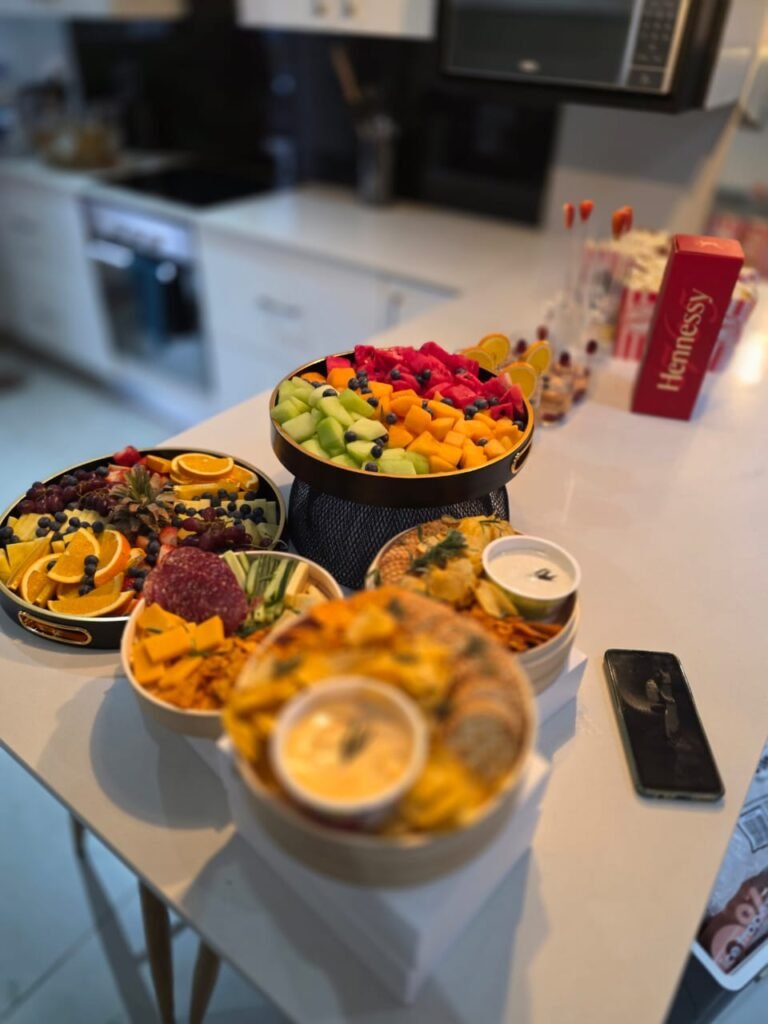 Charcuterie and Fruit Platters