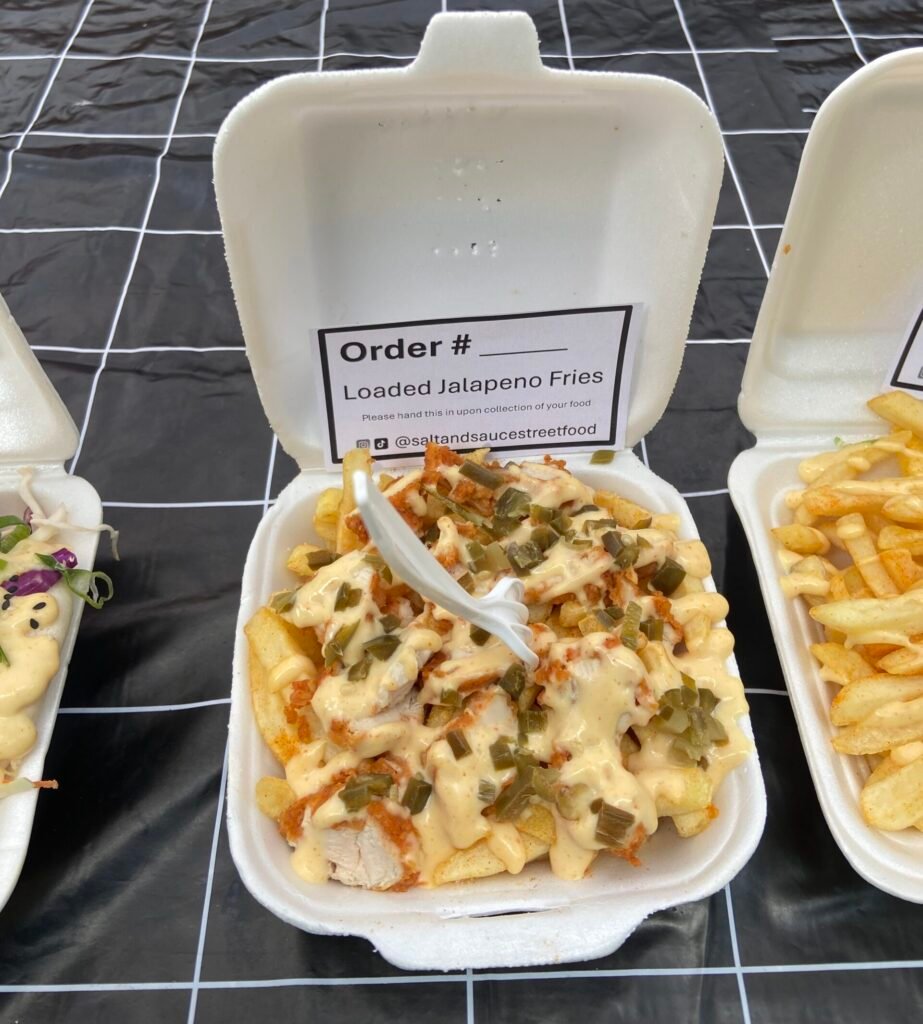 Loaded Jalapeno Fries with Chicken Bites