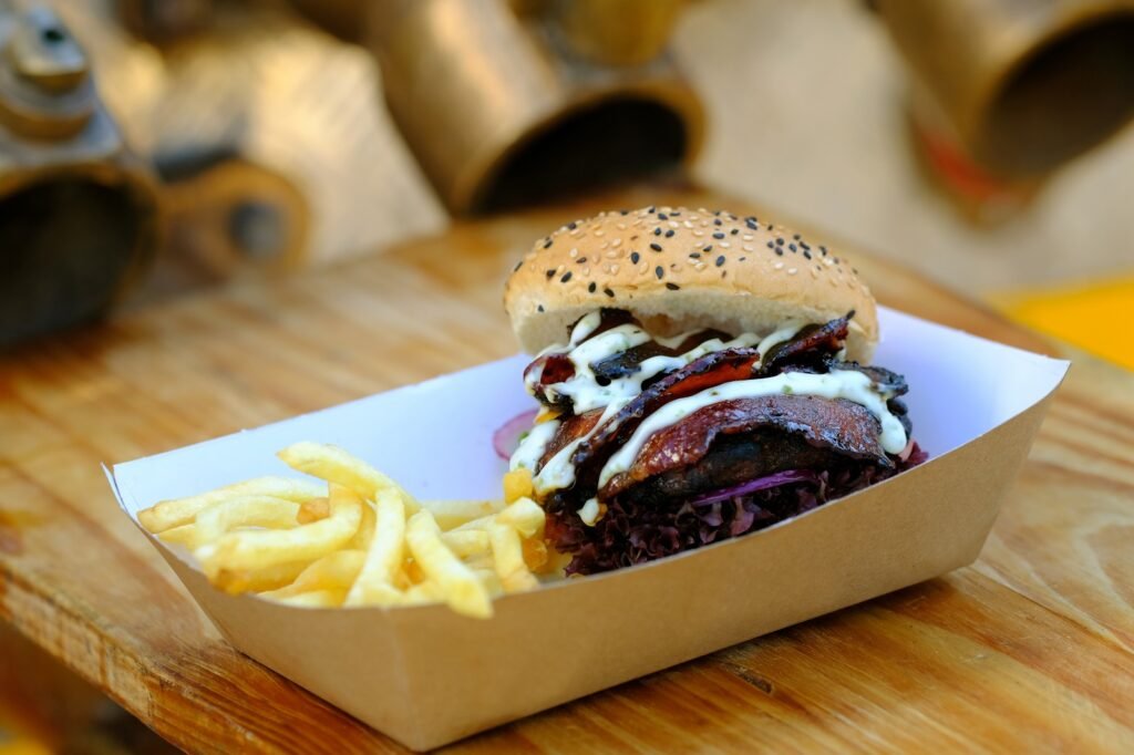 The Fire Hydrant Burger